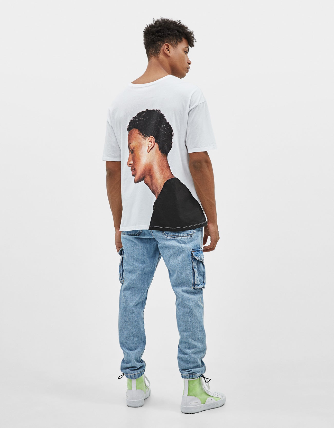 Oversized short sleeve T-shirt