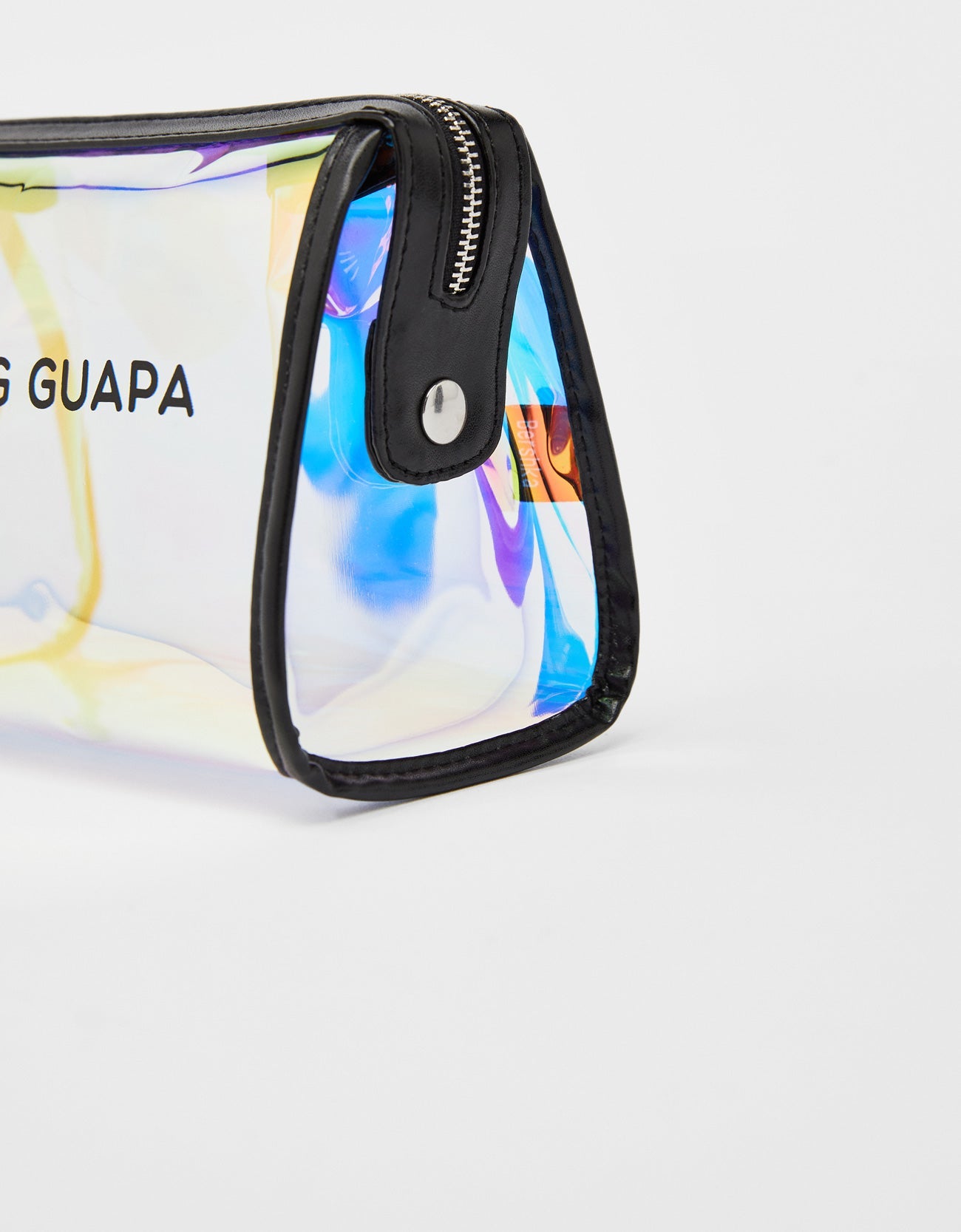 Iridescent toiletry bag