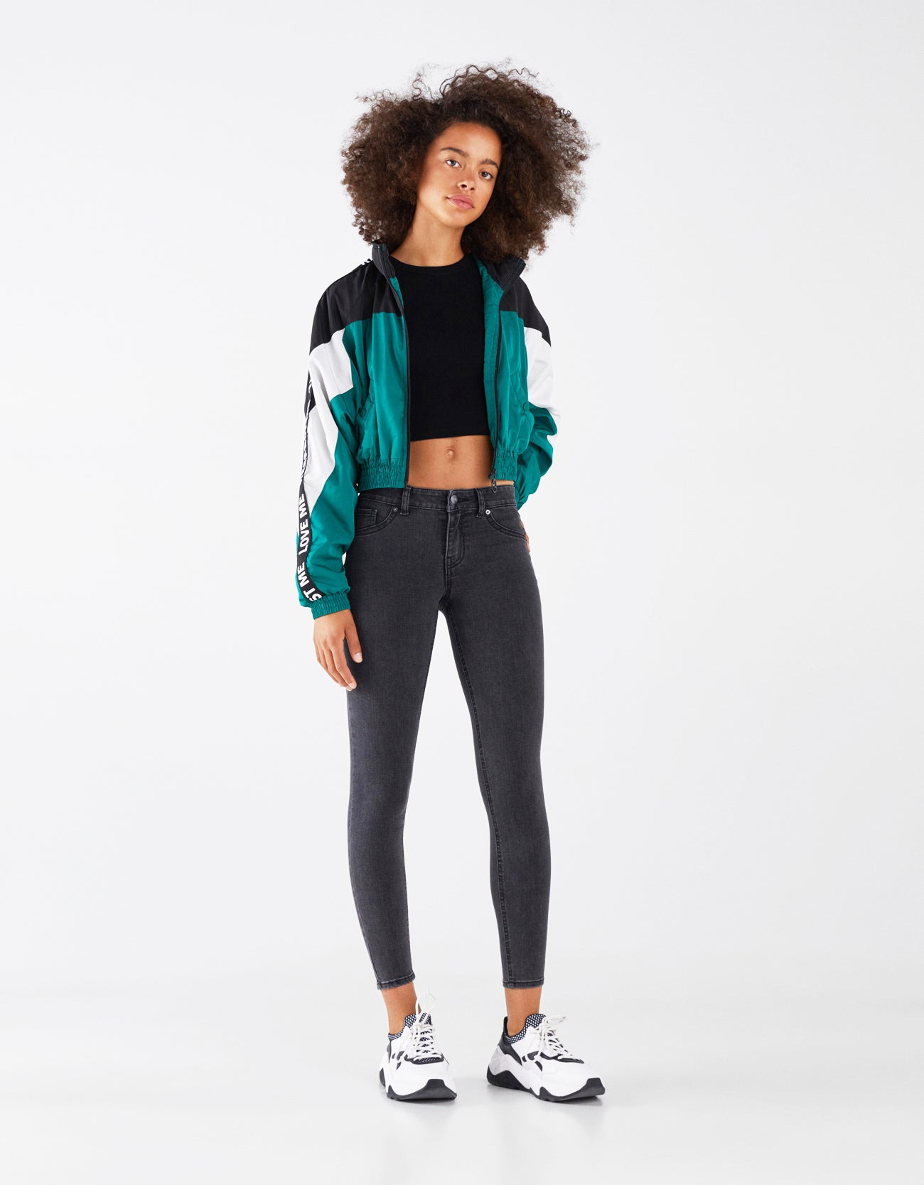 Push up low rise jeans