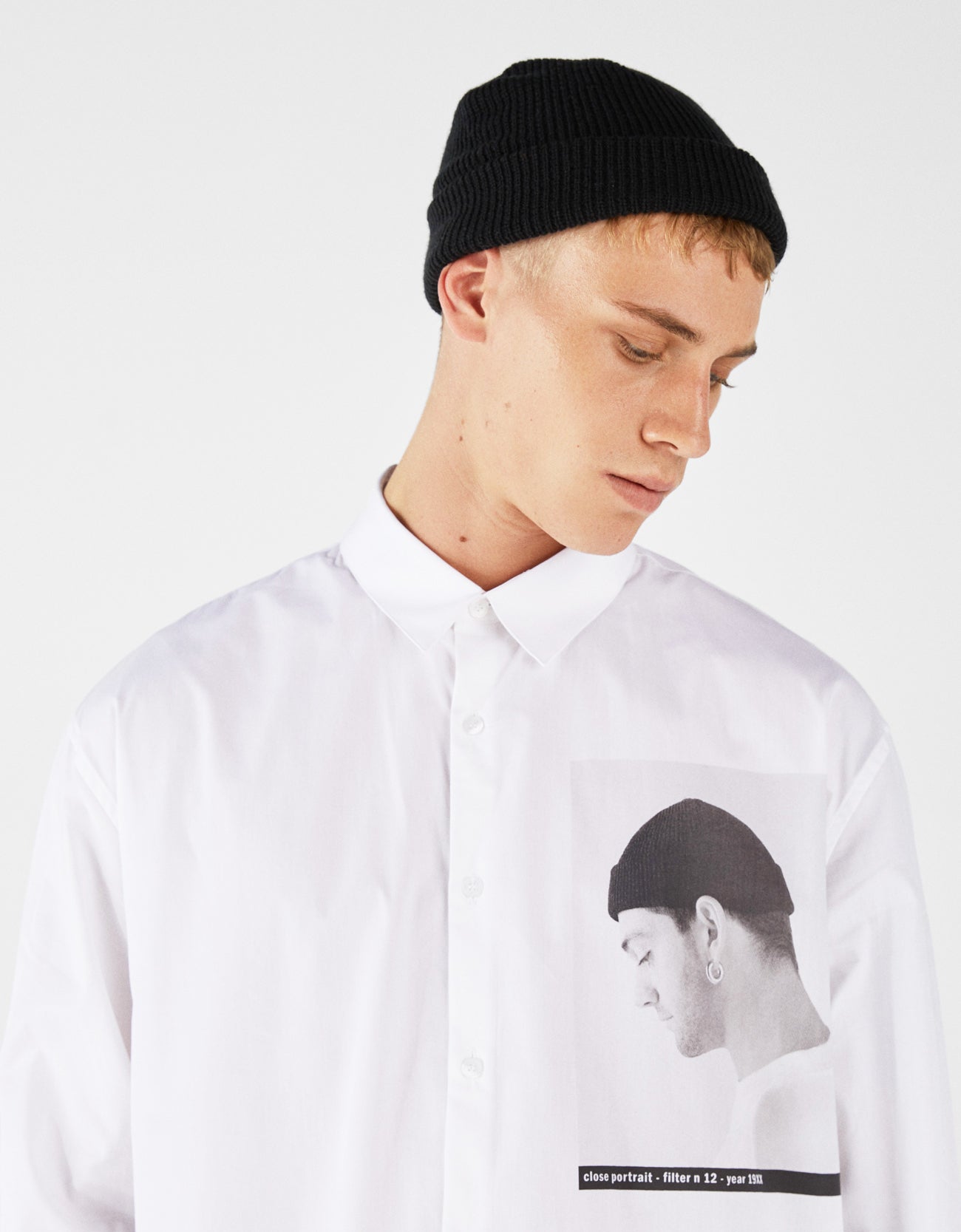 Oversized printed shirt