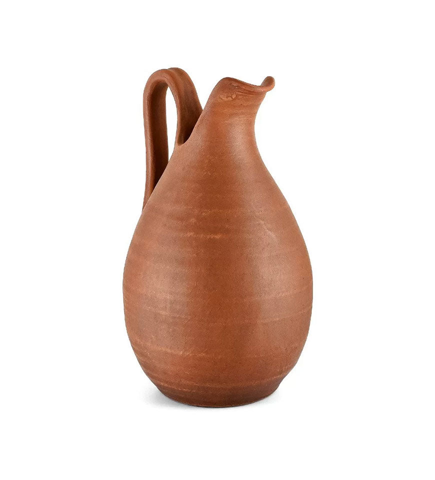 Antique Glazed Stoneware Pottery Jug