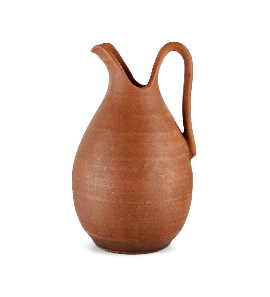 Antique Glazed Stoneware Pottery Jug