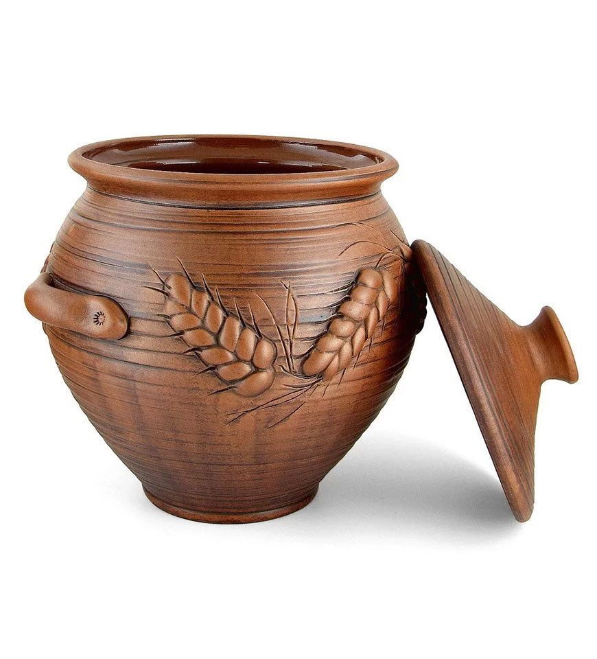 Pottery Casserole Handmade Pot