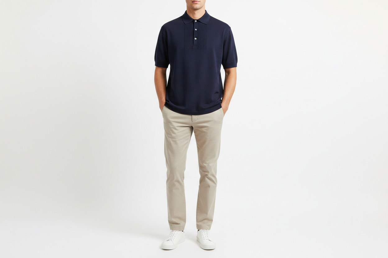 Front Polo Collar