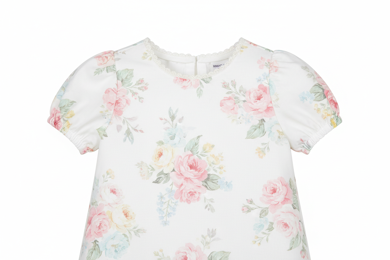 Floral Top Close-up Details