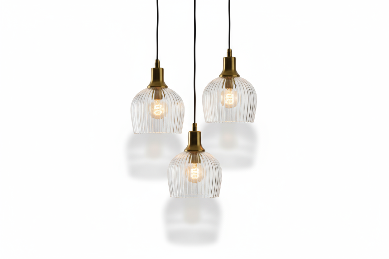 Trio Glass Lamps