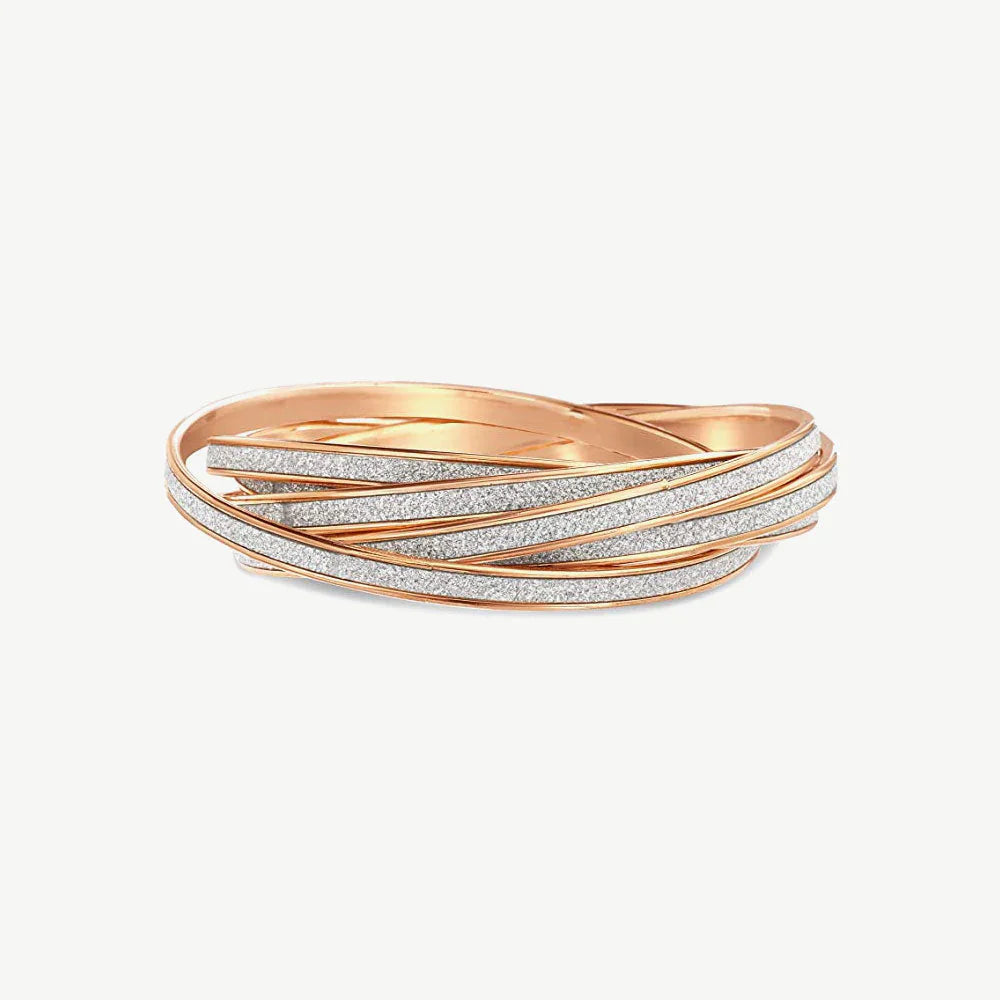 Interlocking Bangle Bracelet