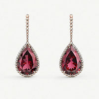 Plated Crystal Styd Earrings