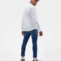 Regular fit long shirt