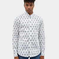 Regular fit long shirt