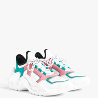 Multicoloured technical trainers