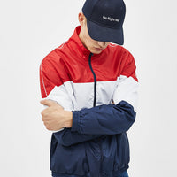 Thin colour block jacket