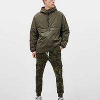 Pouch pocket puffer jacket