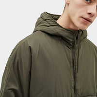 Pouch pocket puffer jacket