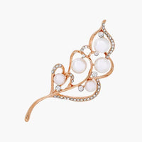 Plated Crystal Styd Earrings