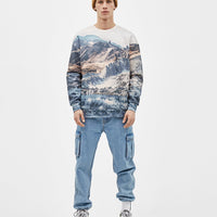 Sweatshirt with photo print
