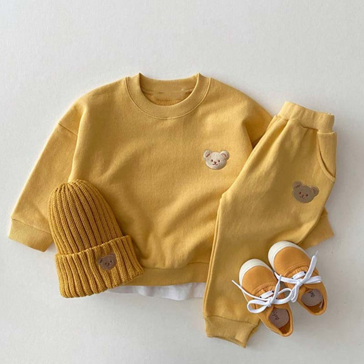 Embroidered Cute Bear - Baby Wear Set