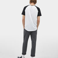 Raglan baseball-style T-shirt