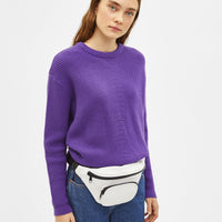Faux leather belt bag