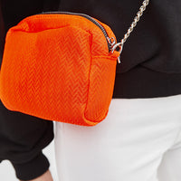 Neon bag with chain strap