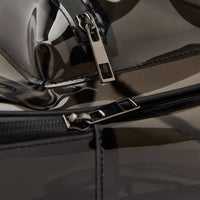Transparent vinyl backpack
