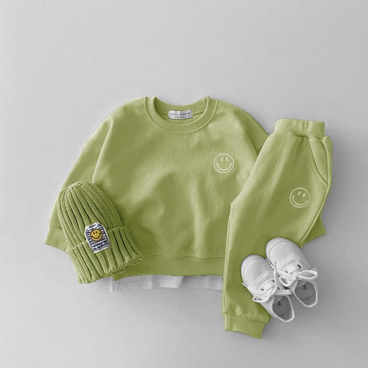 Embroidered Cute Bear - Baby Wear Set