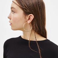 Set of 3 pairs of hoop earrings