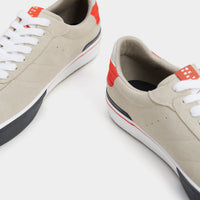 Contrast LEATHER trainers