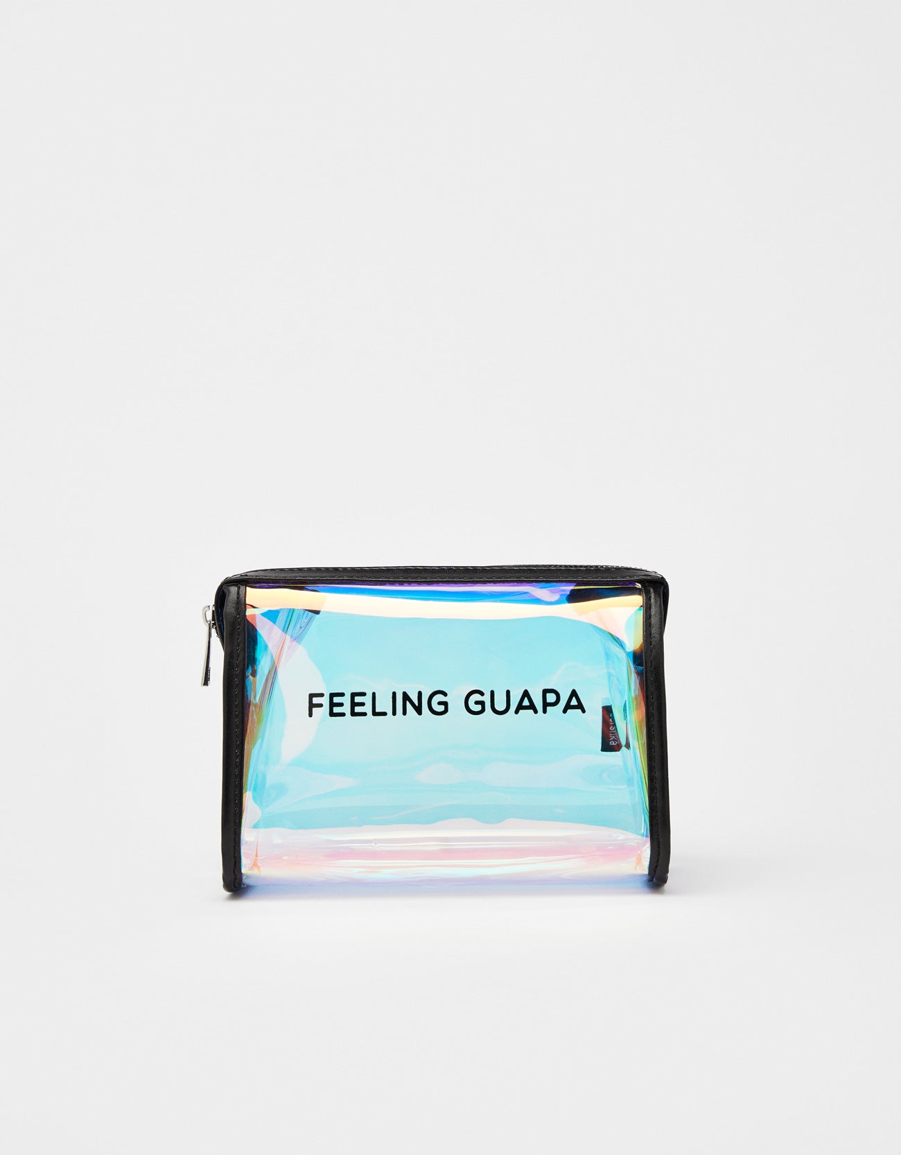 Iridescent toiletry bag
