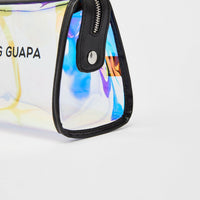Iridescent toiletry bag