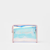 Iridescent toiletry bag