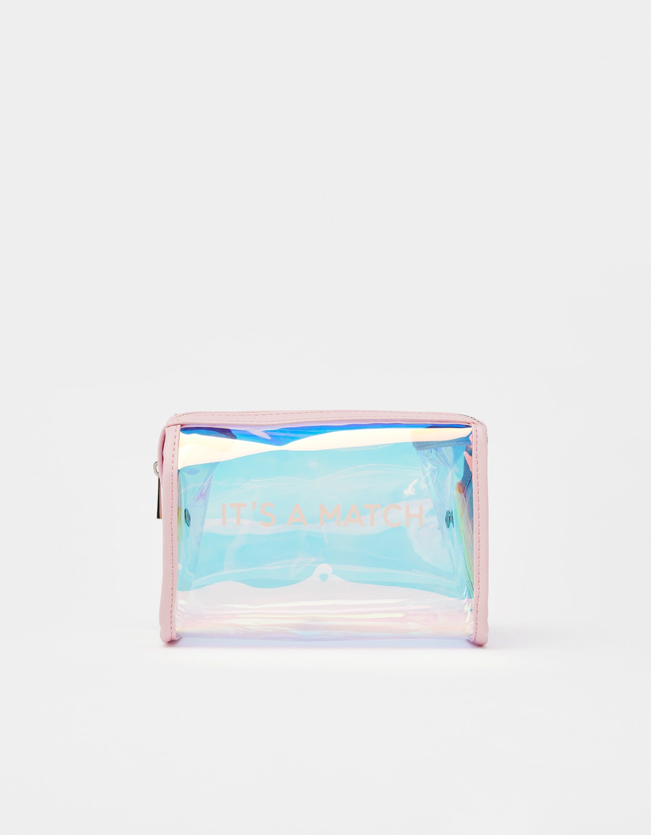 Iridescent toiletry bag