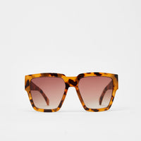 Tortoiseshell maxi sunglasses