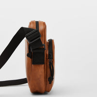 Faux leather pouch bag