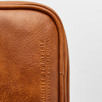 Faux leather pouch bag