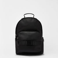 Faux leather backpack