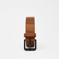Embossed faux leather belt