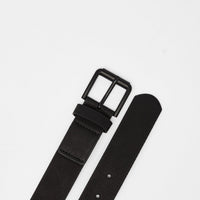Embossed faux leather belt