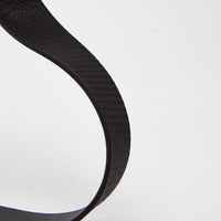 Embossed faux leather belt