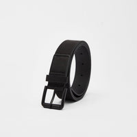 Embossed faux leather belt