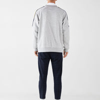 Drawstring checked jogging trousers