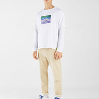 Slim fit corduroy carrot trousers