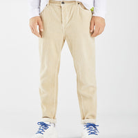 Slim fit corduroy carrot trousers
