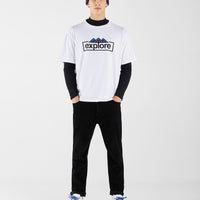 Slim fit corduroy carrot trousers