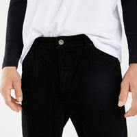 Slim fit corduroy carrot trousers