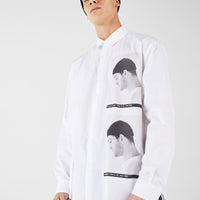 Oversized printed shirt