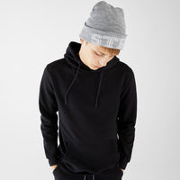 Knit beanie with print