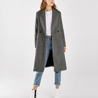Straight long coat