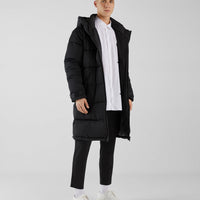 Puffer hooded coat
