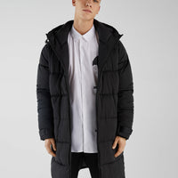 Puffer hooded coat